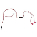In-Ear Headphone, 3.5mm Jack Nylon Braided Bass Earbud Earphone With Mic For iPhone Samsung Red