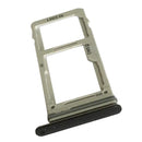 Dual Sim Card Tray Holder Slot Replacement Part Repair for Galaxy S9 Cell phone SD SIM Black