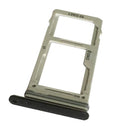 Dual Sim Card Tray Holder Slot Replacement Part Repair for Galaxy S9 Cell phone SD SIM Black