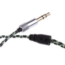 3.5mm Stereo Audio Earphone Headphone Long Extension Cable DIY Metallic