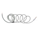 3.5mm Stereo Audio Earphone Headphone Long Extension Cable DIY Metallic