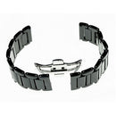 Luxury 20mm Ceramic Bracelet Watch Band Strap Deployment Clasp for Samsung Gear S2 Classic , Huawei Watch 2 , Garmin Vivoactive 3 , Pebble Round Large , Moto360 Gen2 Men's 42mm