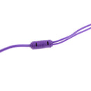 In-Ear Headphone, 3.5mm Jack Candy Color Bass Earbud Earphone With For iPhone Samsung Purple