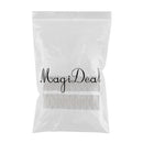 20 Pieces Self Adhesive Adjustable Wire Cable Ties Clamp Clip Tidy White