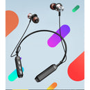 Headsets Wireless Earphone Neck Hanging Stereo Headphones Gold