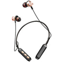 Headsets Wireless Earphone Neck Hanging Stereo Headphones Gold