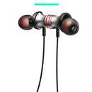 Headsets Wireless Earphone Neck Hanging Stereo Headphones Gold