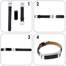 For Fitbit Alta Accessory Band, Soft Genuine Leather Replacement Strap for Alta Smart Fitness Tracker, Fits 5.31''-8.07'' (135mm-205mm) Wrist