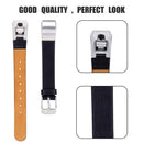 For Fitbit Alta Accessory Band, Soft Genuine Leather Replacement Strap for Alta Smart Fitness Tracker, Fits 5.31''-8.07'' (135mm-205mm) Wrist