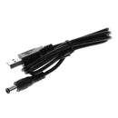USB 2.0 A Type Male to DC 5.5 x 2.5mm DC 5V Power Plug Connector Cable usb to 5v power cable usb to dc power cable