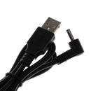 5V DC Power cord USB to 3.5mm x 1.35mm Barrel Jack Adapter Connector Charging Cable Plug