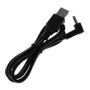 5V DC Power cord USB to 3.5mm x 1.35mm Barrel Jack Adapter Connector Charging Cable Plug