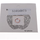 2x Metal Touch ID Home Button Sticker For Iphone 7 5, 6 6 Plus Ipad Pink