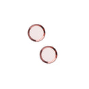 2x Metal Touch ID Home Button Sticker For Iphone 7 5, 6 6 Plus Ipad Pink