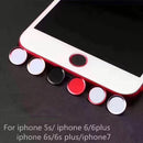 2x Metal Touch ID Home Button Sticker For Iphone 7 5, 6 6 Plus Ipad Pink