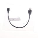 USB 2.0 5 Pin High Speed Male to Micro USB Female OTG Extension Cable for Phones Black