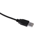 USB 2.0 5 Pin High Speed Male to Micro USB Female OTG Extension Cable for Phones Black