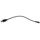 USB 2.0 5 Pin High Speed Male to Micro USB Female OTG Extension Cable for Phones Black