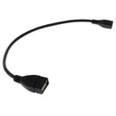9.8 inch Micro USB OTG Cable Female and USB 2.0 A Female Adapter Cable for Samsung HTC Smartphones