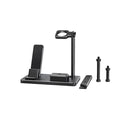 6 In 1 Charging Dock Station Stand For IPhone IWatch Airpods Headphone Black
