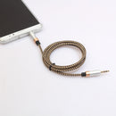 3.5mm Stereo Audio Cable Male To Male Aux Cable Cord For Car Stereo Blue