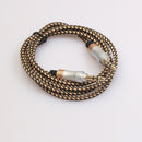 3.5mm Stereo Audio Cable Male To Male Aux Cable Cord For Car Stereo Brown