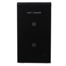 Wireless Charger, Qi Fast Wireless Charging Pad Stand for iPhone X / 8 / 8 Plus, Samsung S9 / S9 Plus / Note 8 / S8 / S8 Plus, All Oi-Enabled Devices [No AC Adapter]