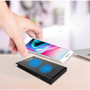 Wireless Charger, Qi Fast Wireless Charging Pad Stand for iPhone X / 8 / 8 Plus, Samsung S9 / S9 Plus / Note 8 / S8 / S8 Plus, All Oi-Enabled Devices [No AC Adapter]