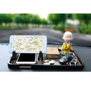 Car Dashboard Anti Slip Mat Non Slip Sticky Pad Phone Holder for iPhone Samsung, Glasses, GPS, Keys and Other Accessories Black gecko