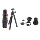 Cell Phone Camera Lens, 22 X Telephoto Lens + Clip-On Lenses for iphone 8 7 6 plus, Samsung Smartphone + Phone Camera Tripod
