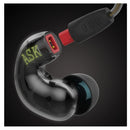 Detachable Dual Driver MMCX 3.5mm IN Ear Earhook Earphone Sport Headphone Headset