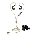 Detachable Dual Driver MMCX 3.5mm IN Ear Earhook Earphone Sport Headphone Headset