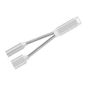 2 in 1 USB Type-C to 3.5mm Female Earphone Jack Audio Adapter + Fast Charging Cable Silver