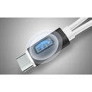 2 in 1 Type-C Audio Headphones Charge Cable Adapters for Xiaomi 6 Letv 3 Black