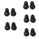 5 Pairs Eartips Earbuds 5x Right/ 5x Left For Samsung Gear Circle R130 Black