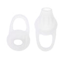 1Pair Universal Silicone Earbuds Eartips Caps For Wireless Earphone White