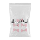 Peach Heart Diamond Cell Phone Accessories DIY Cloth Bowknot Accessory Pink