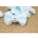 Peach Heart Diamond Cell Phone Accessories DIY Cloth Bowknot Accessory Pink