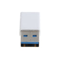 USB 3.0 Male to Type C Female Adapter,Type A to C USB 3.0 Male to 3.1 Female Adapter Converter Support Data Sync & Charging White