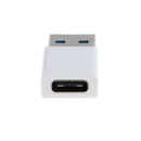 USB 3.0 Male to Type C Female Adapter,Type A to C USB 3.0 Male to 3.1 Female Adapter Converter Support Data Sync & Charging White