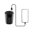 Qi Wireless Car Charger 10W 2 in 1 Fast USB Output Charging + Wireless Charging Suction Cup Holder