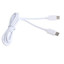 USB Type-C To USB Type-C Data Sync Fast Charging Cable Male To Male White