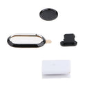 4 in 1 Camera Lens Protective Case Cover + Home Button Ring + Charging Port Cover Cord Holder Dust Plug + Anti Dust Plug Organizer Set for iPhone 7 Plus Black