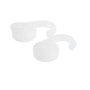 1Pair Silicone EarTips Earbuds Skin Cover For Jabra Earphones Headsets White