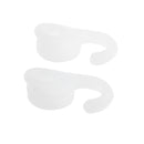 1Pair Silicone EarTips Earbuds Skin Cover For Jabra Earphones Headsets White