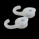1Pair Silicone EarTips Earbuds Skin Cover For Jabra Earphones Headsets White