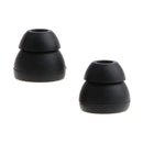 Replacement Ear Tips Ear Buds Sets For Sony Ex/Senhai Cx/AKG Models Black