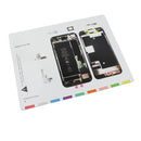 Professional Guide Magnetic Screw Keeper Pad Screws Chart Mat for Apple iPhone 8