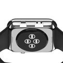 For Apple Watch Screen Protector and Case 38mm,One Soft PC Plated Shell all-around Clear Cover and One Protective Bumper iWatch Case for Apple Watch Case Series 2 Black