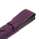 PU Leather Case USB Adapter Pocket With Elastic Band For Apple Pencil Purple